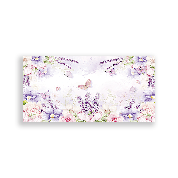 Capa Painel Retangular Sublimado - Floral