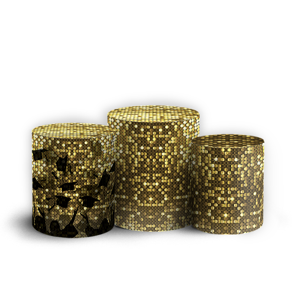 Capas Trio Cilindro Sublimado Vest Facil - Formatura
