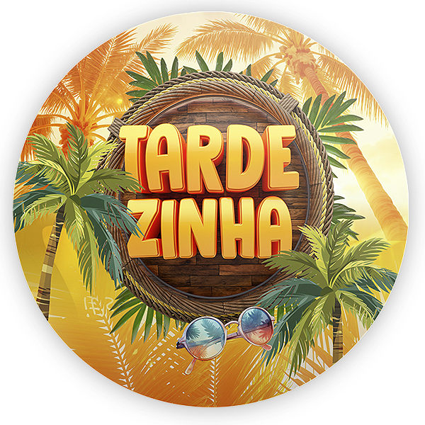 Capa Painel Redondo Sublimado - Tardezinha