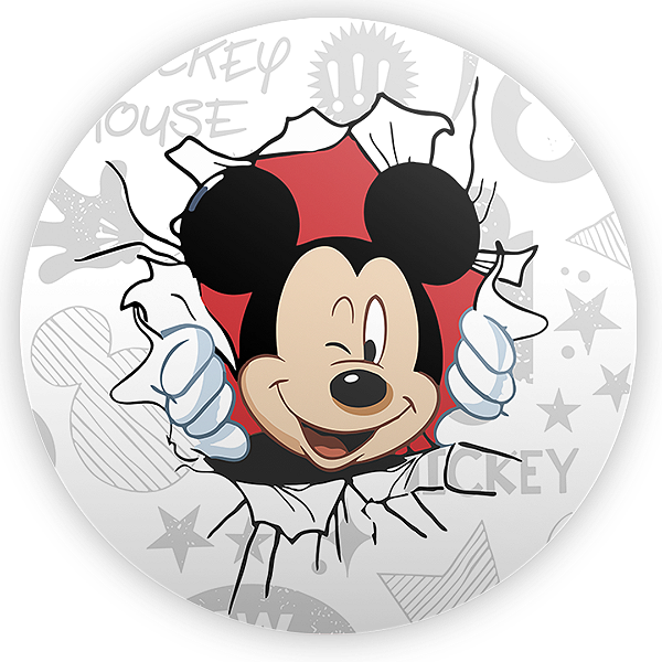 Capa Painel Redondo Sublimado - Mickey