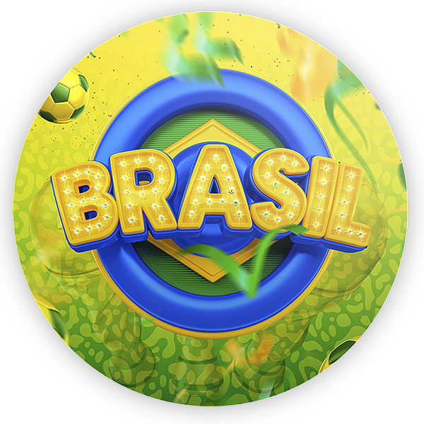 Capa Painel Redondo Sublimado - Copa Brasil