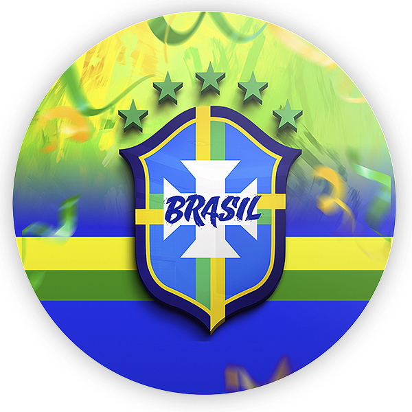 Capa Painel Redondo Sublimado - Copa Brasil
