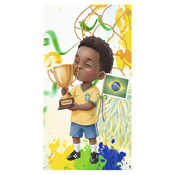 Capa Faixa Lateral Sublimado - Copa Brasil Infantil