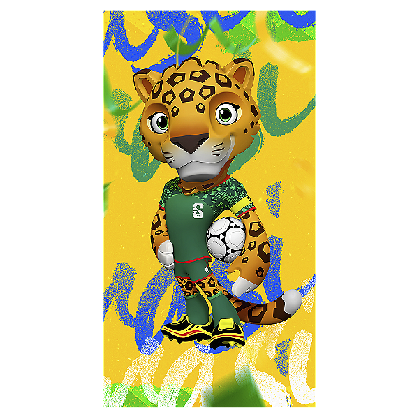 Capa Faixa Lateral Sublimado - Copa Brasil