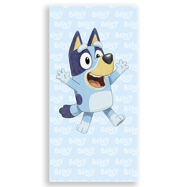 Capa Faixa Lateral Sublimado - Bluey