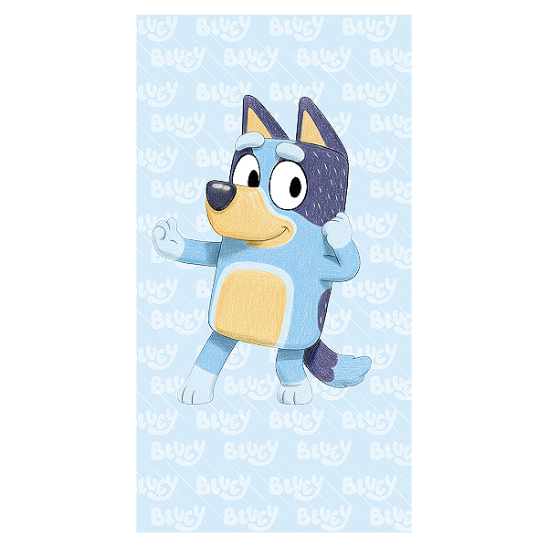 Capa Faixa Lateral Sublimado - Bluey