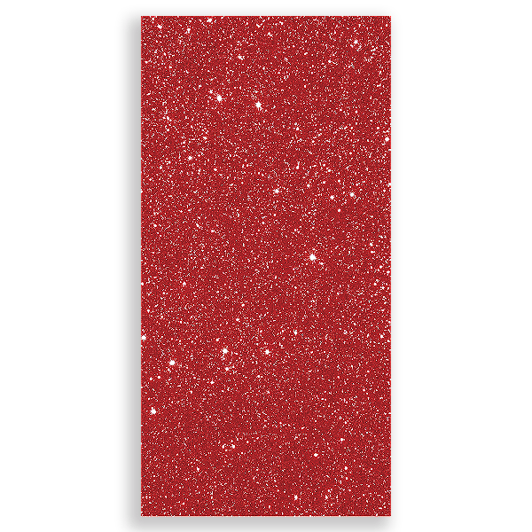Capa Faixa Lateral Sublimado - Fundo Glitter Vermelho