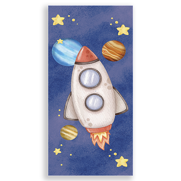Capa Faixa Lateral Sublimado - Astronauta