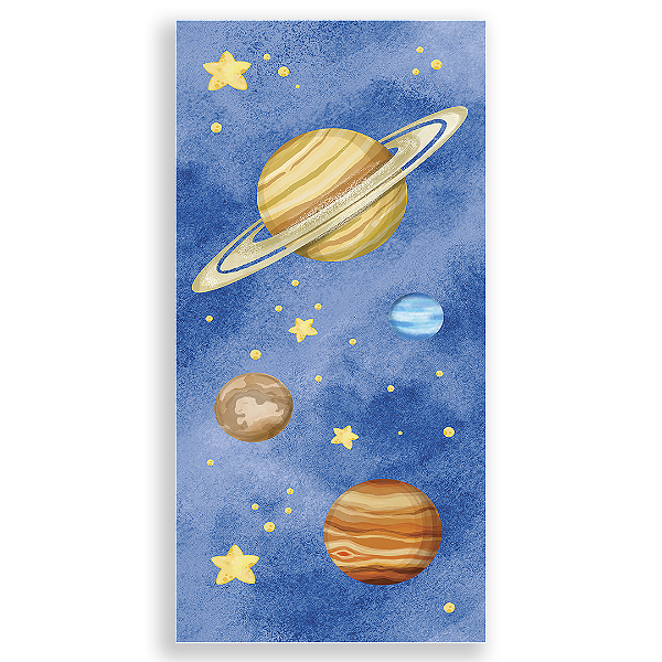 Capa Faixa Lateral Sublimado - Astronauta