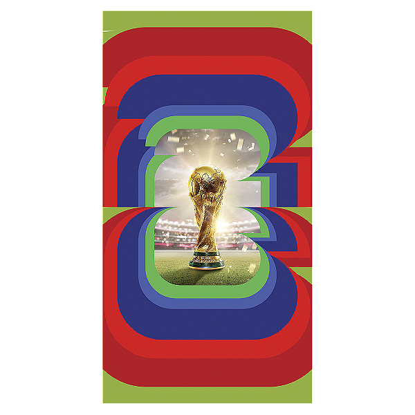 Capa Faixa Lateral Sublimado - Copa Do Mundo