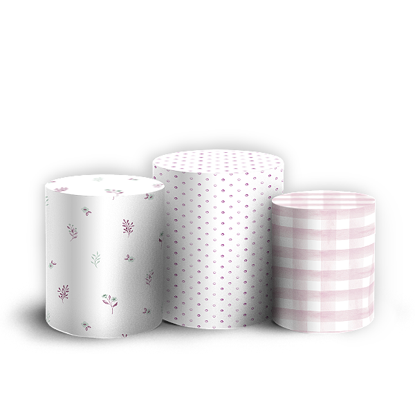 Capas Trio Cilindro Sublimado Vest Facil - Pascoa