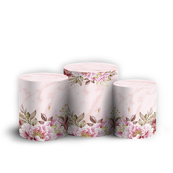 Capas Trio Cilindro Sublimado Vest Facil - Dia Da Mulher