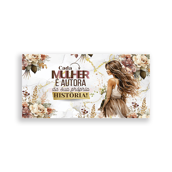Capa Painel Retangular Sublimado - Dia Da Mulher