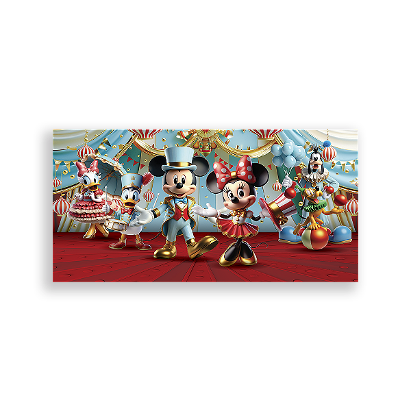 Capa Painel Retangular Sublimado - Mickey E Minnie