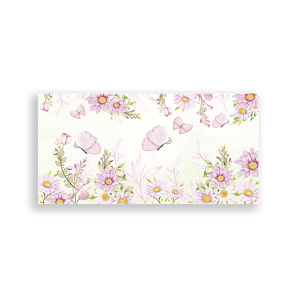 Capa Painel Retangular Sublimado - Floral