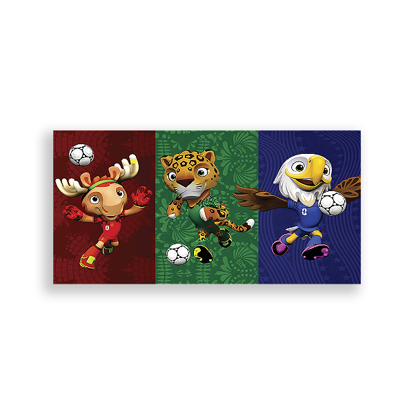Capa Painel Retangular Sublimado - Copa Do Mundo