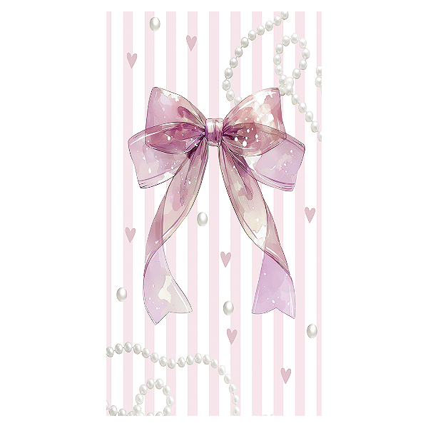 Capa Faixa Lateral Sublimado - Laços Rosa