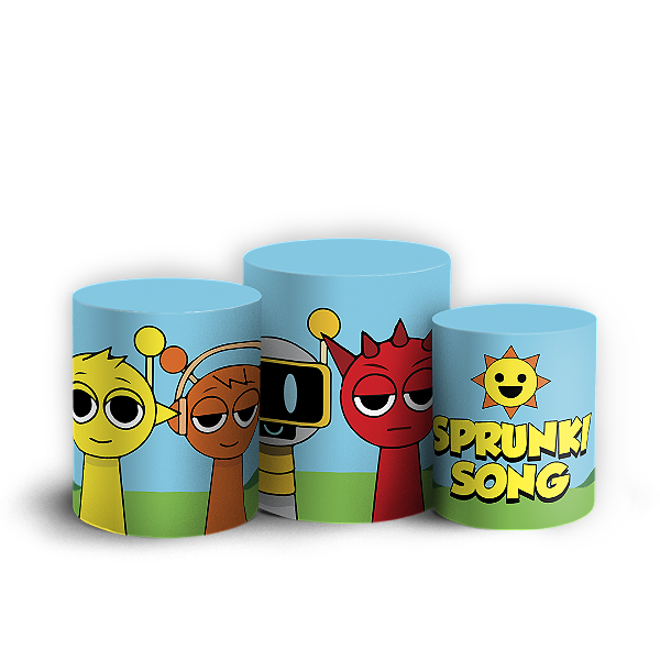 Capas Trio Cilindro Sublimado Vest Facil - Sprunki