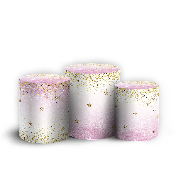Capas Trio Cilindro Sublimado Vest Facil - Aniversário