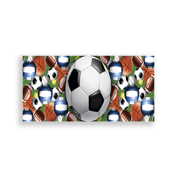 Capa Painel Retangular Sublimado - Bolas Esportes
