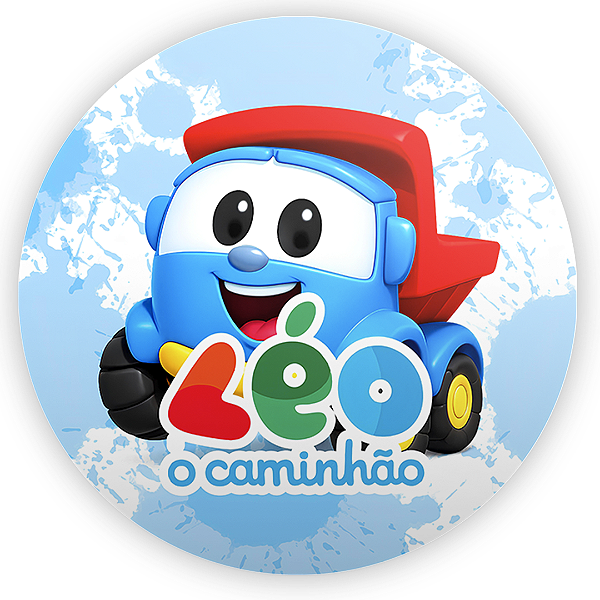 Capa Painel Redondo Sublimado - Leo O Caminhão