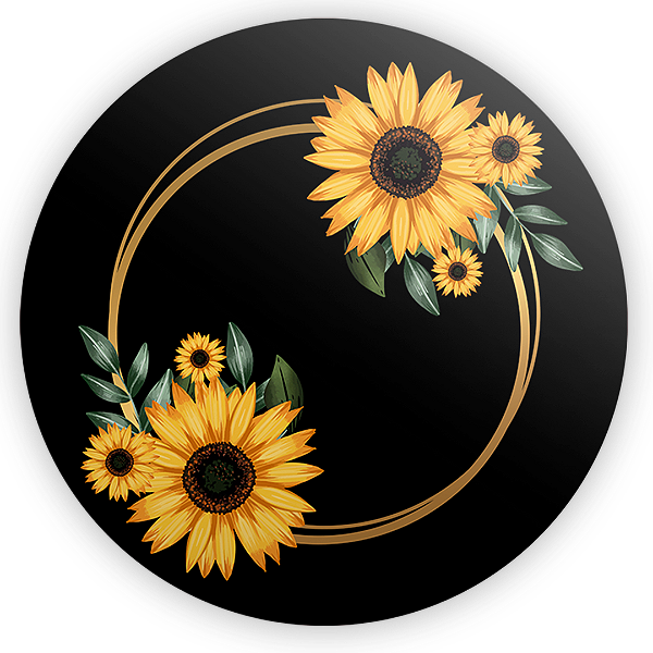 Capa Mini Painel Sublimado - Girassol Floral