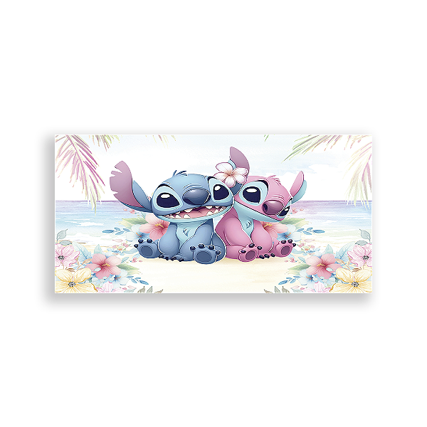 Capa Painel Retangular Sublimado - Lilo e Stitch