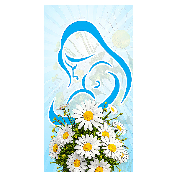 Capa Faixa Lateral Sublimado - Dia Das Mães