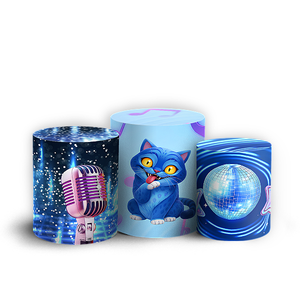 Capas Trio Cilindro Sublimado Vest Facil - Saja Boys