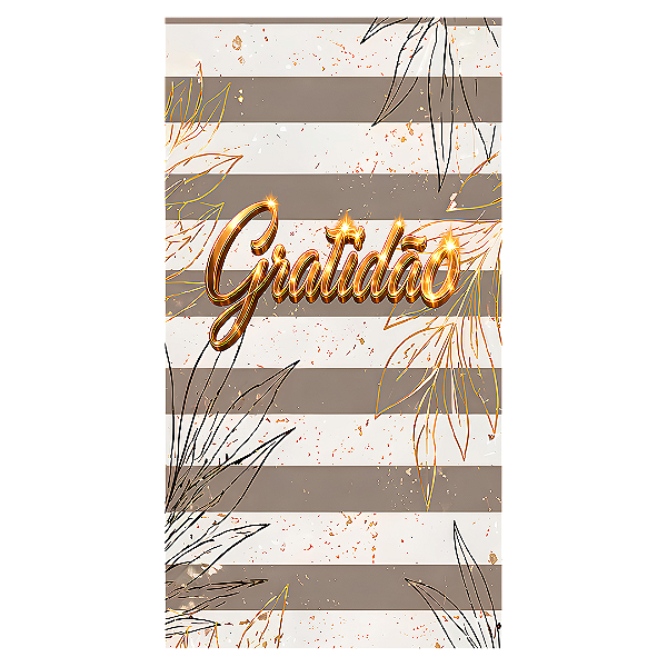 Capa Faixa Lateral Sublimado - Gratidão