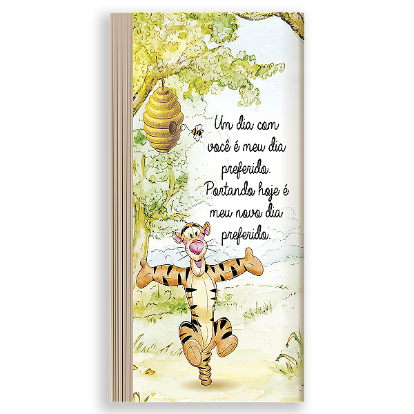 Capa Faixa Lateral Sublimado - Ursinho Pooh