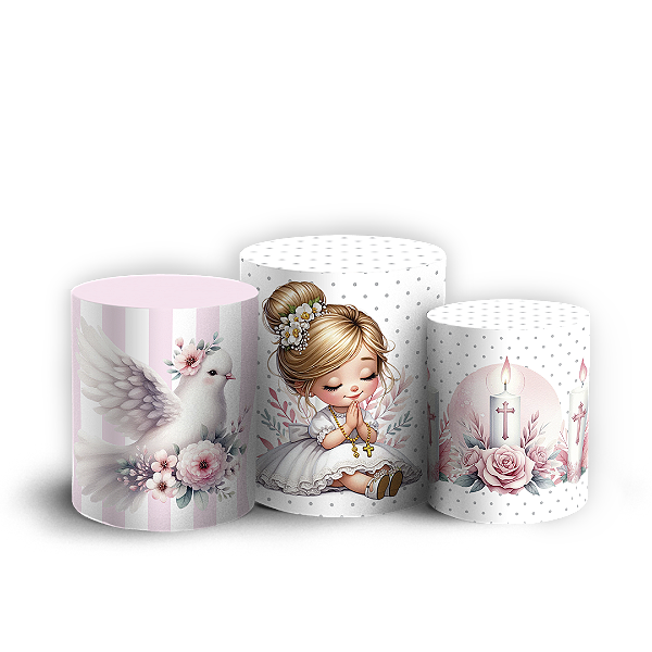 Capas Trio Cilindro Sublimado Vest Facil - Eucaristia