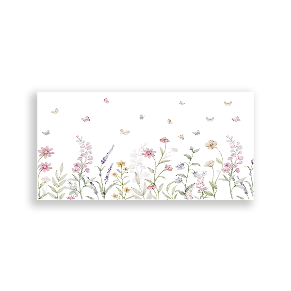 Capa Painel Retangular Sublimado - Flores