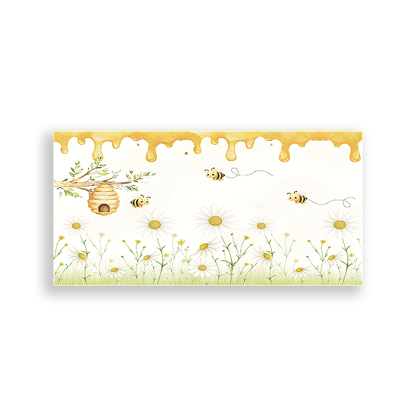 Capa Painel Retangular Sublimado - Abelha