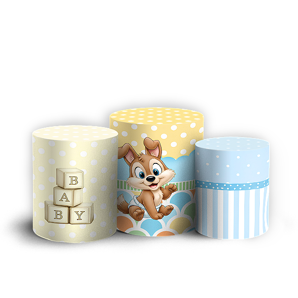 Capas Trio Cilindro Sublimado Vest Facil - Lonney Tunes Baby