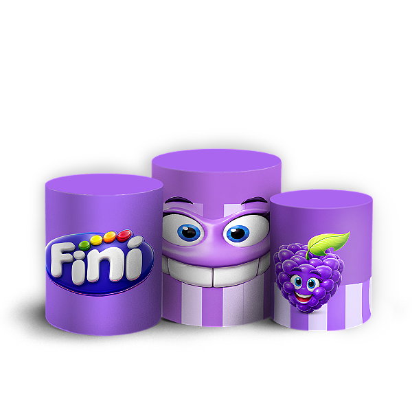 Capas Trio Cilindro Sublimado Vest Facil - Fini