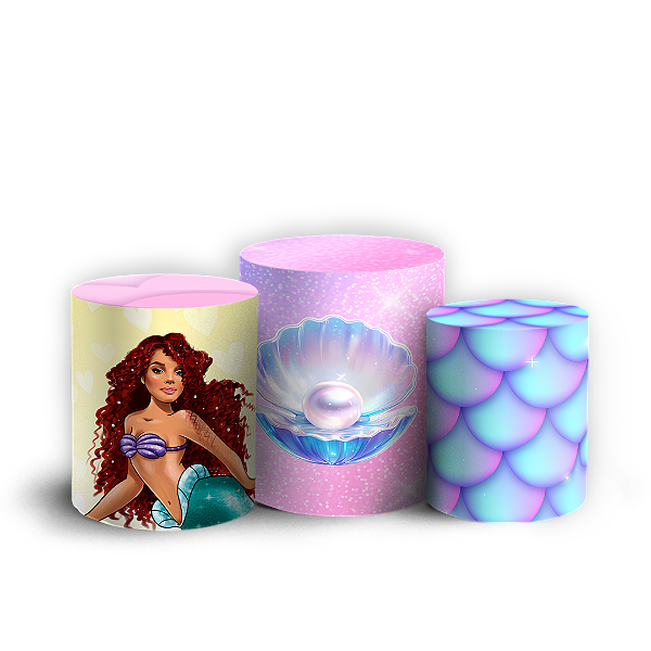 Capas Trio Cilindro Sublimado Vest Facil - Ariel