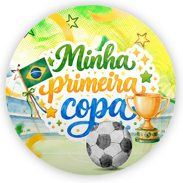 Capa Mini Painel Sublimado - Brasil Copa do Mundo Baby