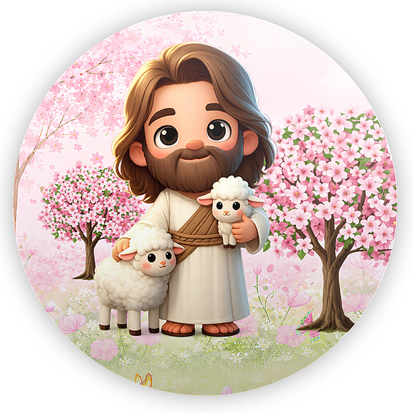 Capa Mini Painel Sublimado - Jesus Ele Vive