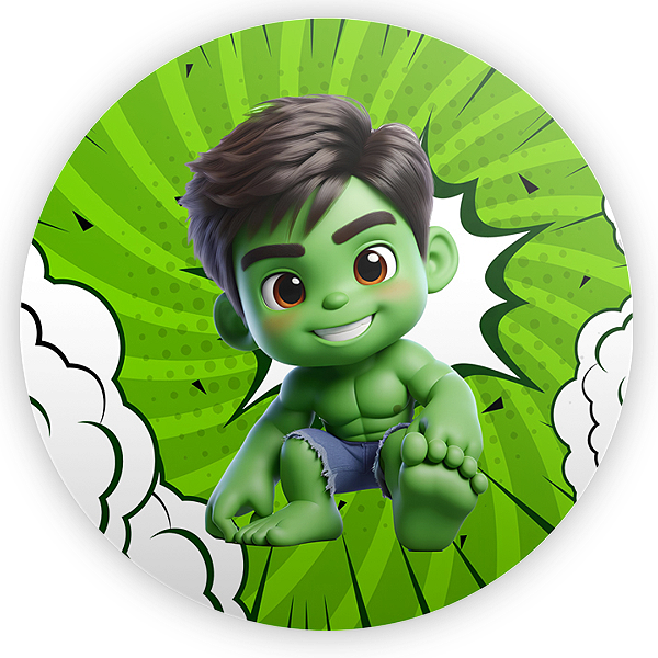Capa Mini Painel Sublimado - Herois Hulk