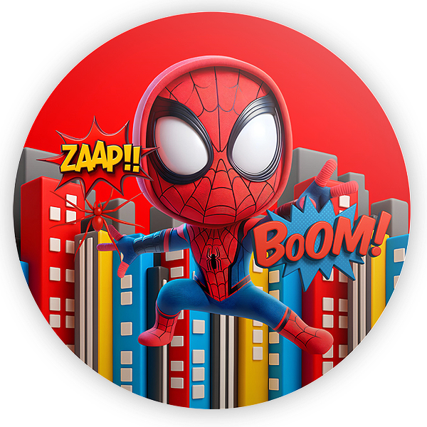 Capa Mini Painel Sublimado - Herois Homem Aranha