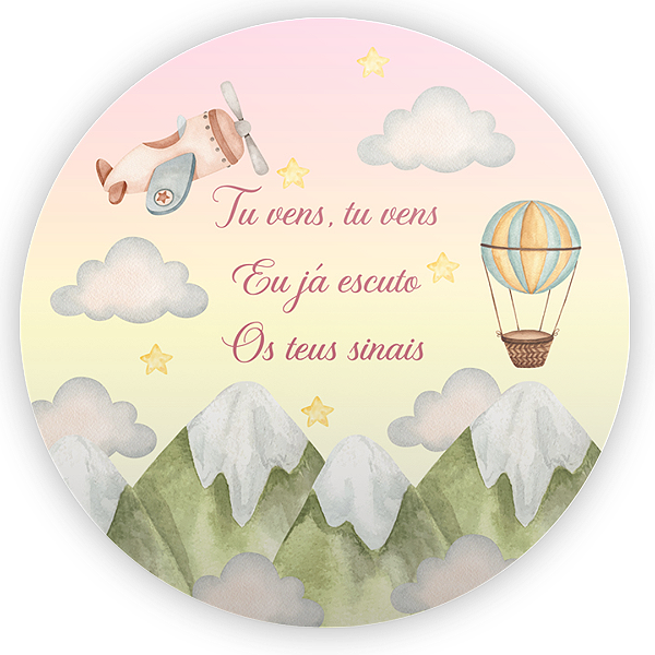Capa Mini Painel Sublimado - Tu Vens