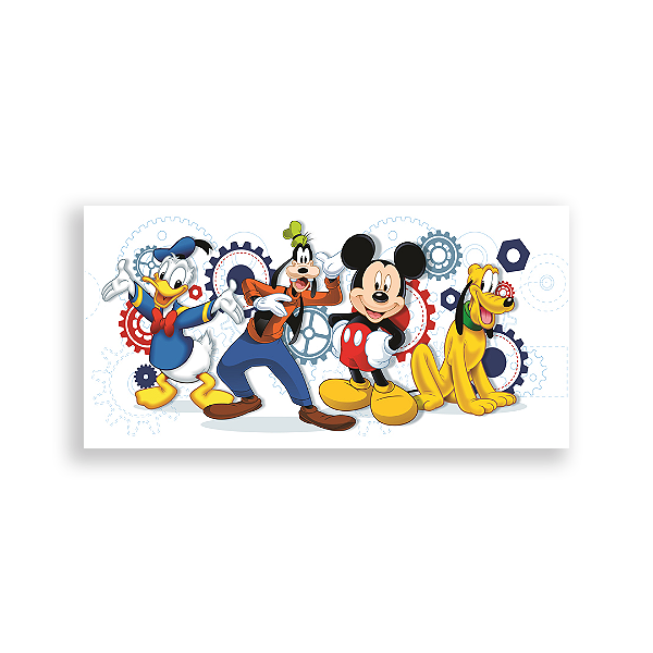 Capa Painel Retangular Sublimado - Mickey Engrenagem