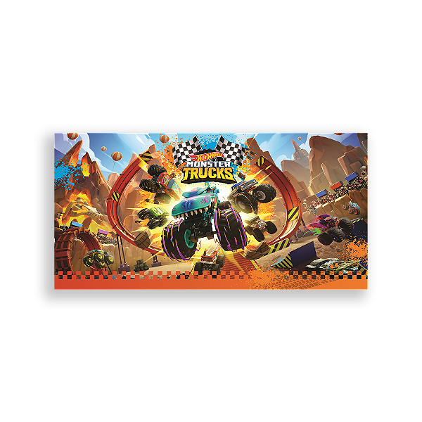 Capa Painel Retangular Sublimado - Hotwheels