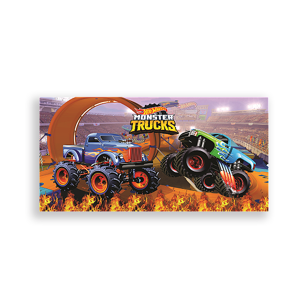 Capa Painel Retangular Sublimado - Hotwheels