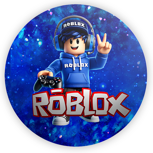 Capa Painel Redondo Sublimado - Roblox