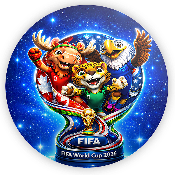 Capa Painel Redondo Sublimado - Copa do Mundo Brasil