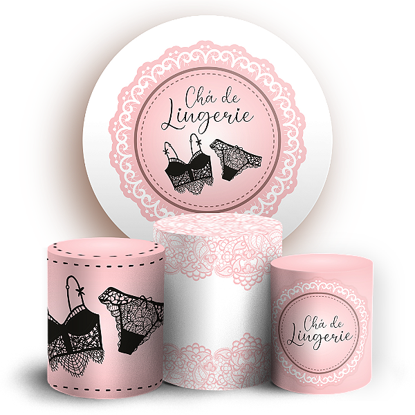 Capas Painel Redondo e Trio Cilindro Sublimado - Lingerie