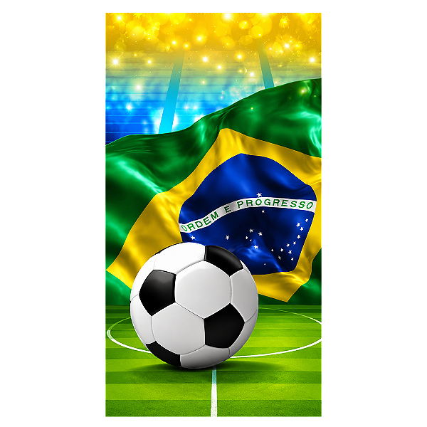 Capa Faixa Lateral Sublimado - Brasil Copa do Mundo
