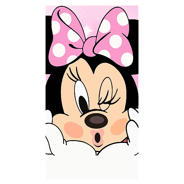 Capa Faixa Lateral Sublimado - Minnie